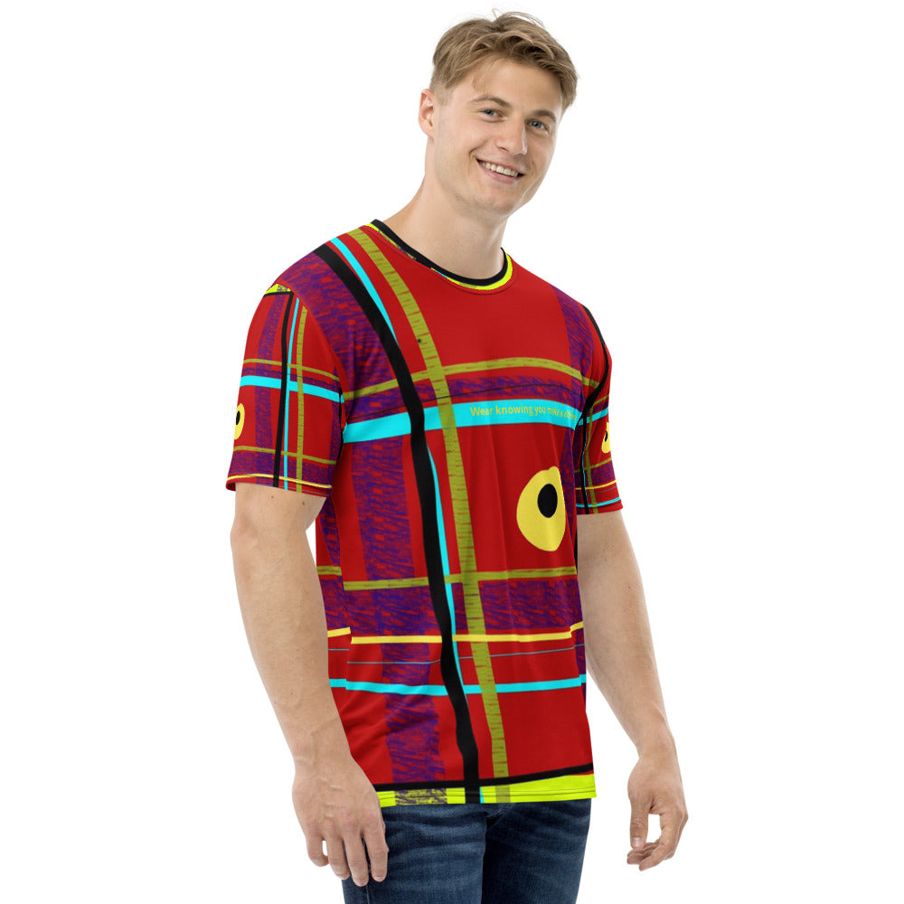 "iPlaid" Men's All-Over T-Shirt by Susan Fielder Art