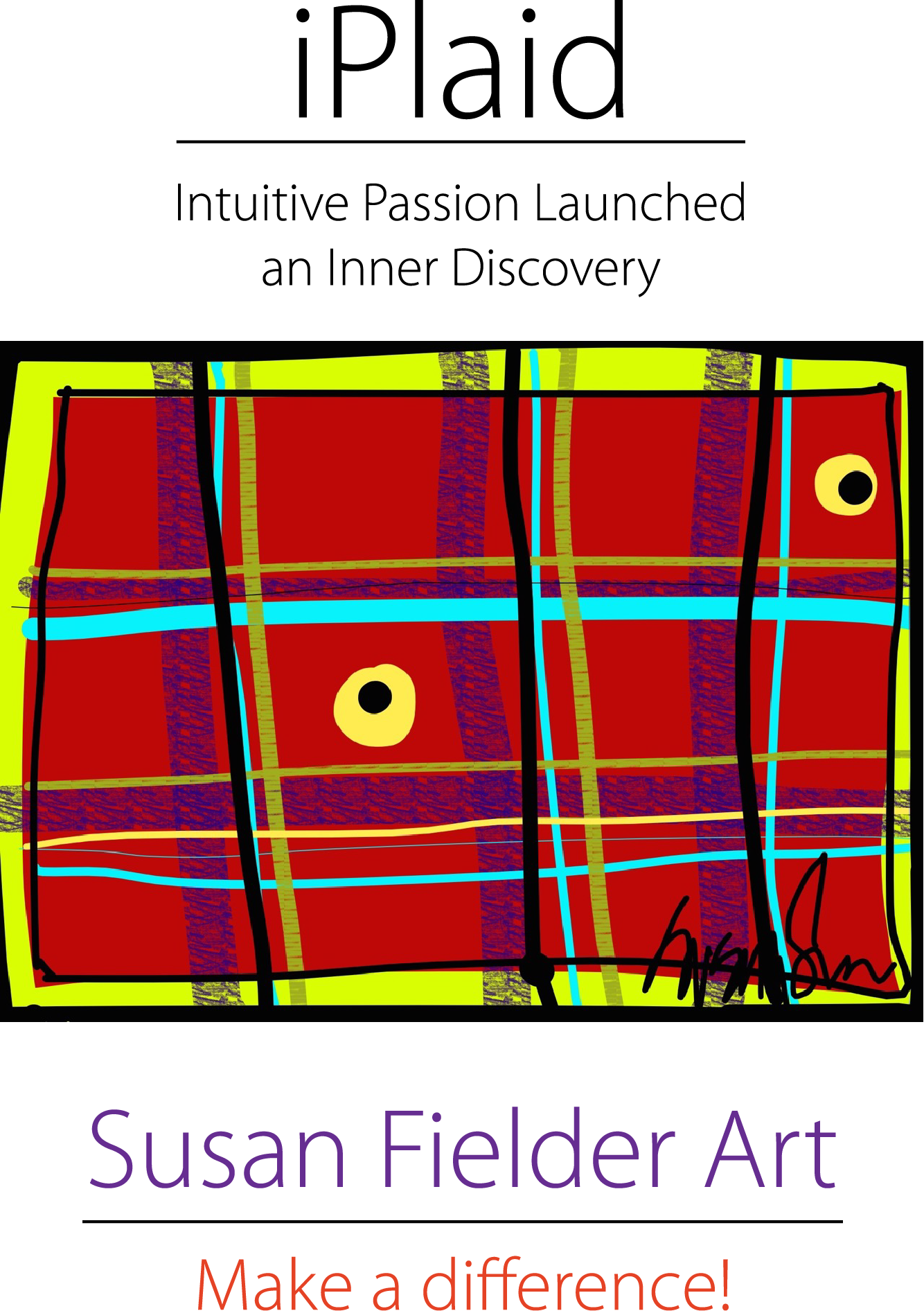 "iPlaid" Men's All-Over T-Shirt by Susan Fielder Art