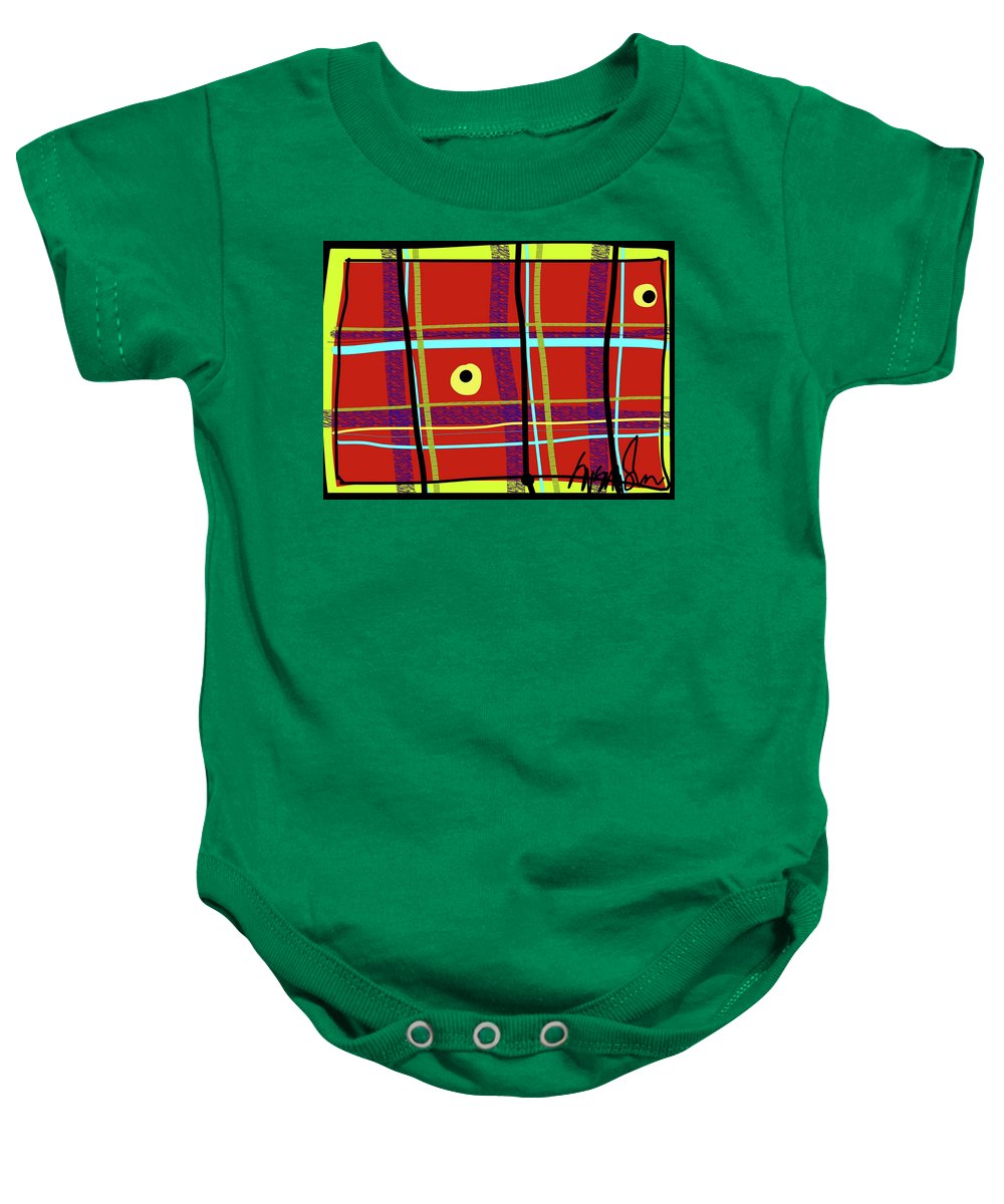 iPlaid in Memoriam of Steve Jobs - Baby Onesie