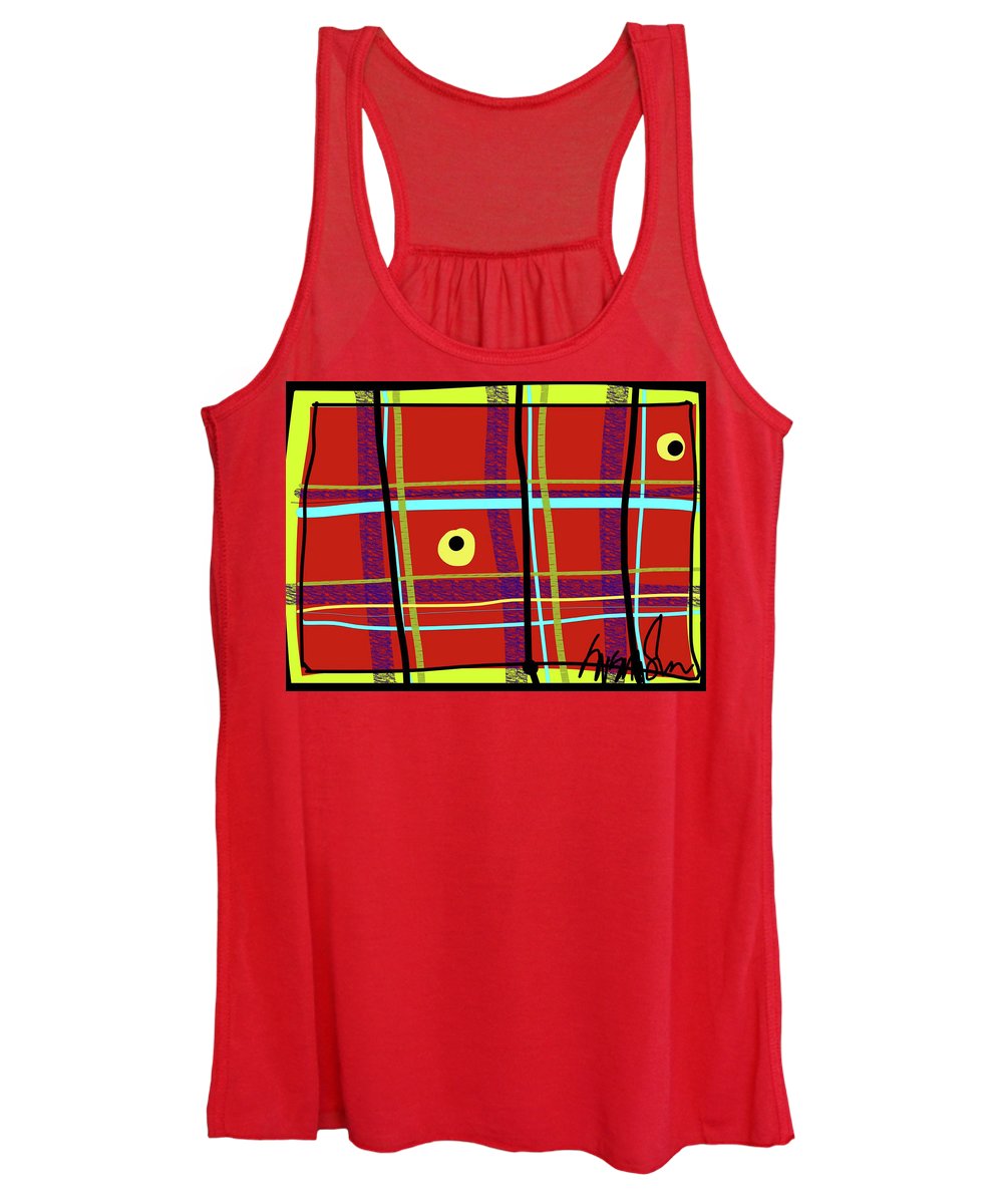 iPlaid in Memoriam of Steve Jobs - Women's Tank Top