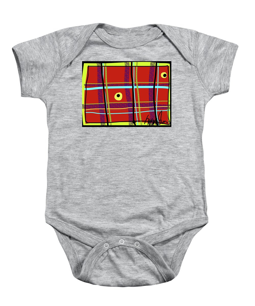 iPlaid in Memoriam of Steve Jobs - Baby Onesie