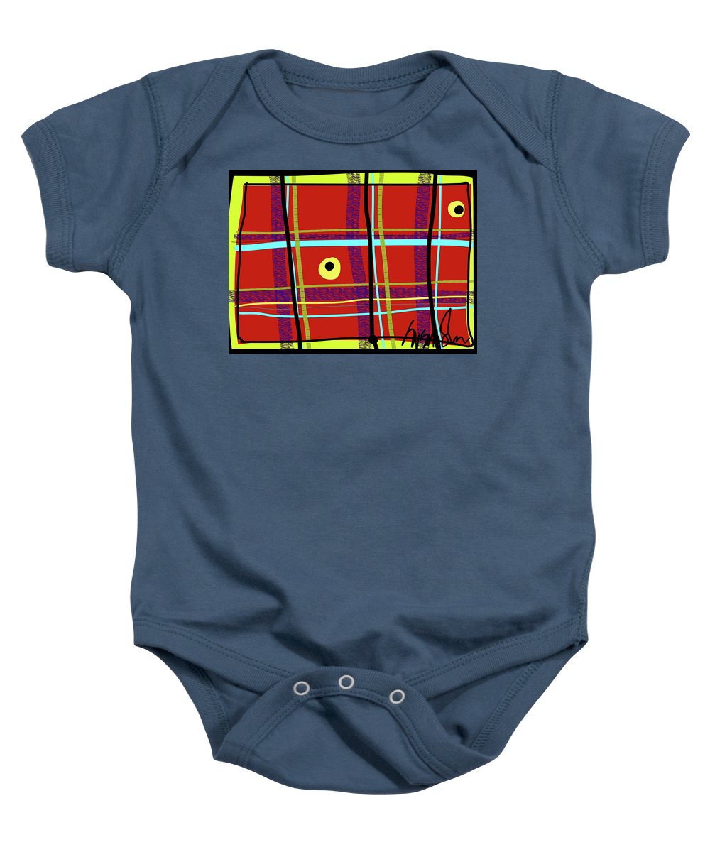 iPlaid in Memoriam of Steve Jobs - Baby Onesie