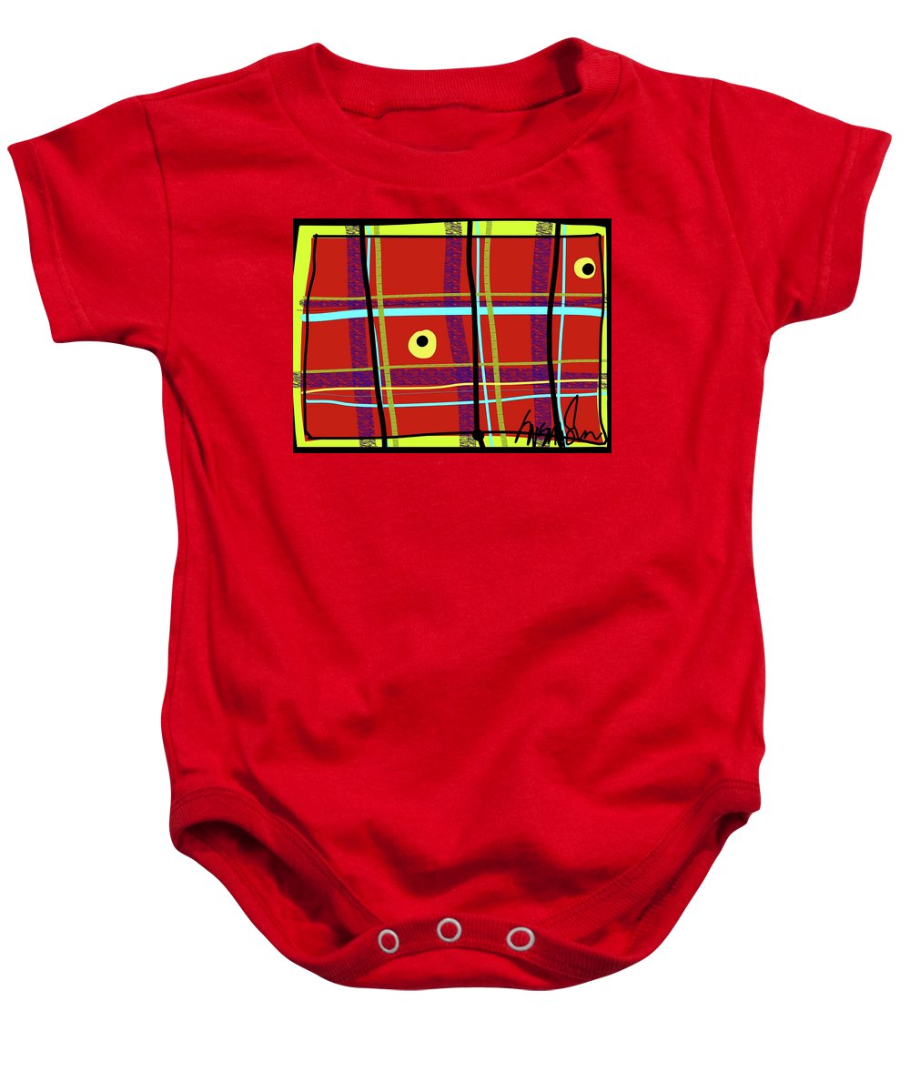 iPlaid in Memoriam of Steve Jobs - Baby Onesie