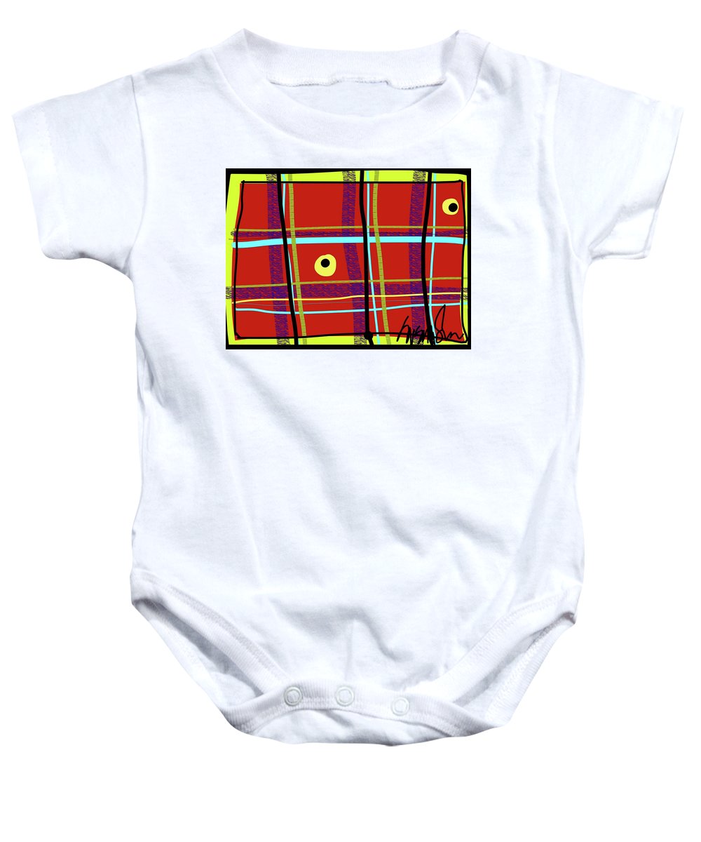 iPlaid in Memoriam of Steve Jobs - Baby Onesie