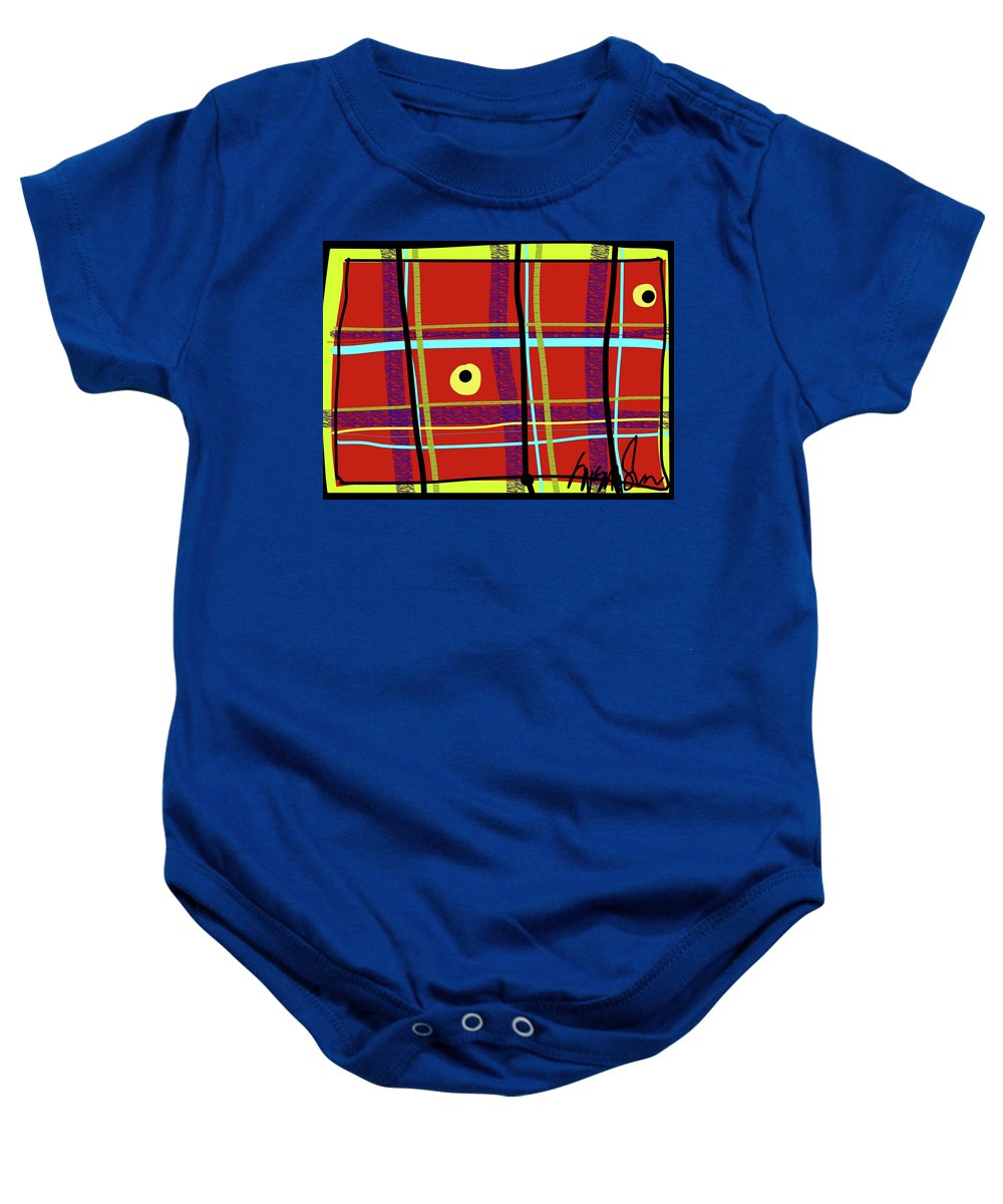 iPlaid in Memoriam of Steve Jobs - Baby Onesie