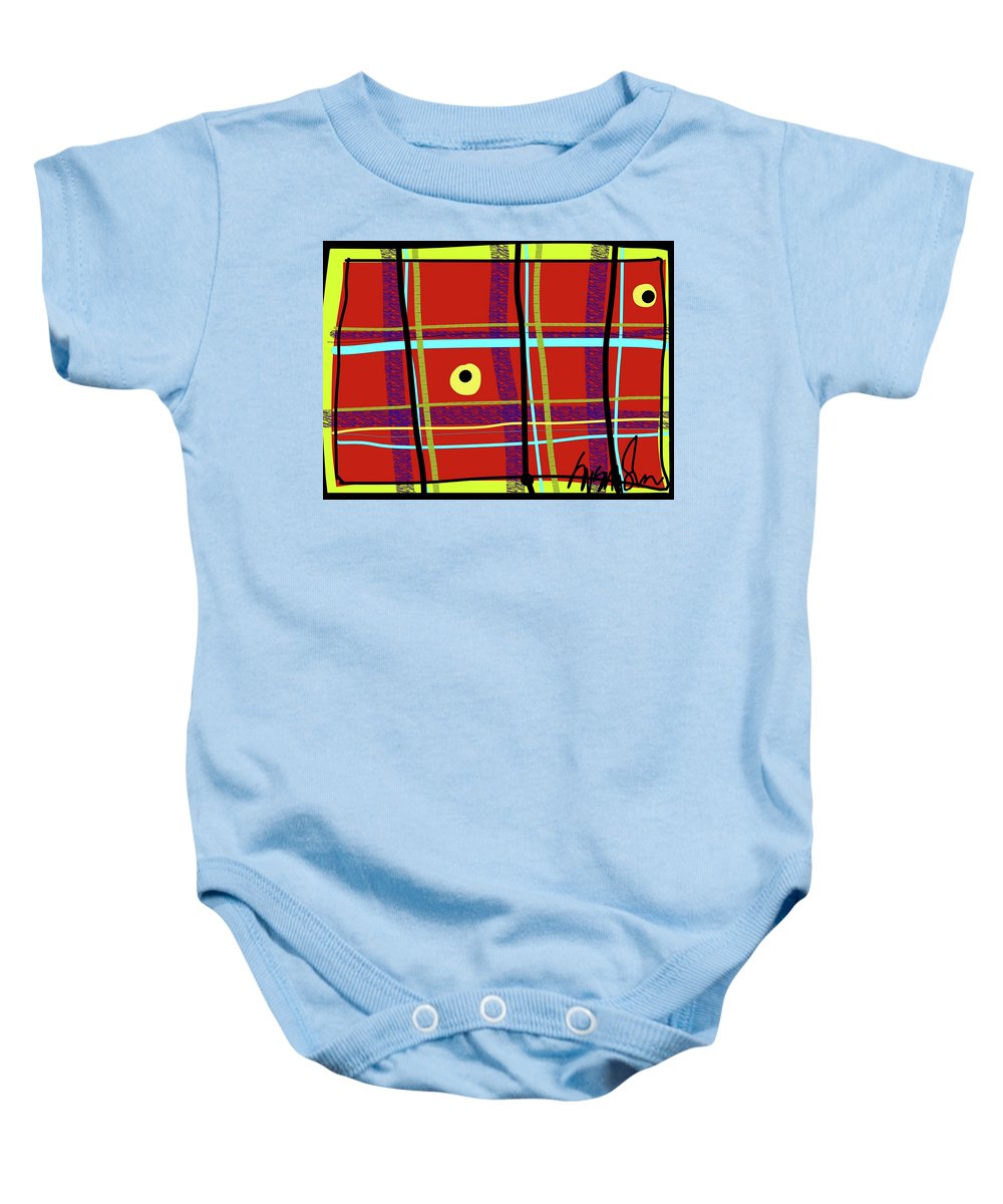 iPlaid in Memoriam of Steve Jobs - Baby Onesie