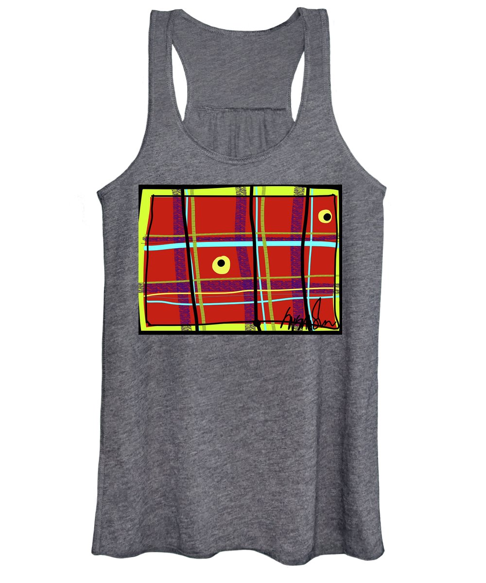 iPlaid in Memoriam of Steve Jobs - Women's Tank Top