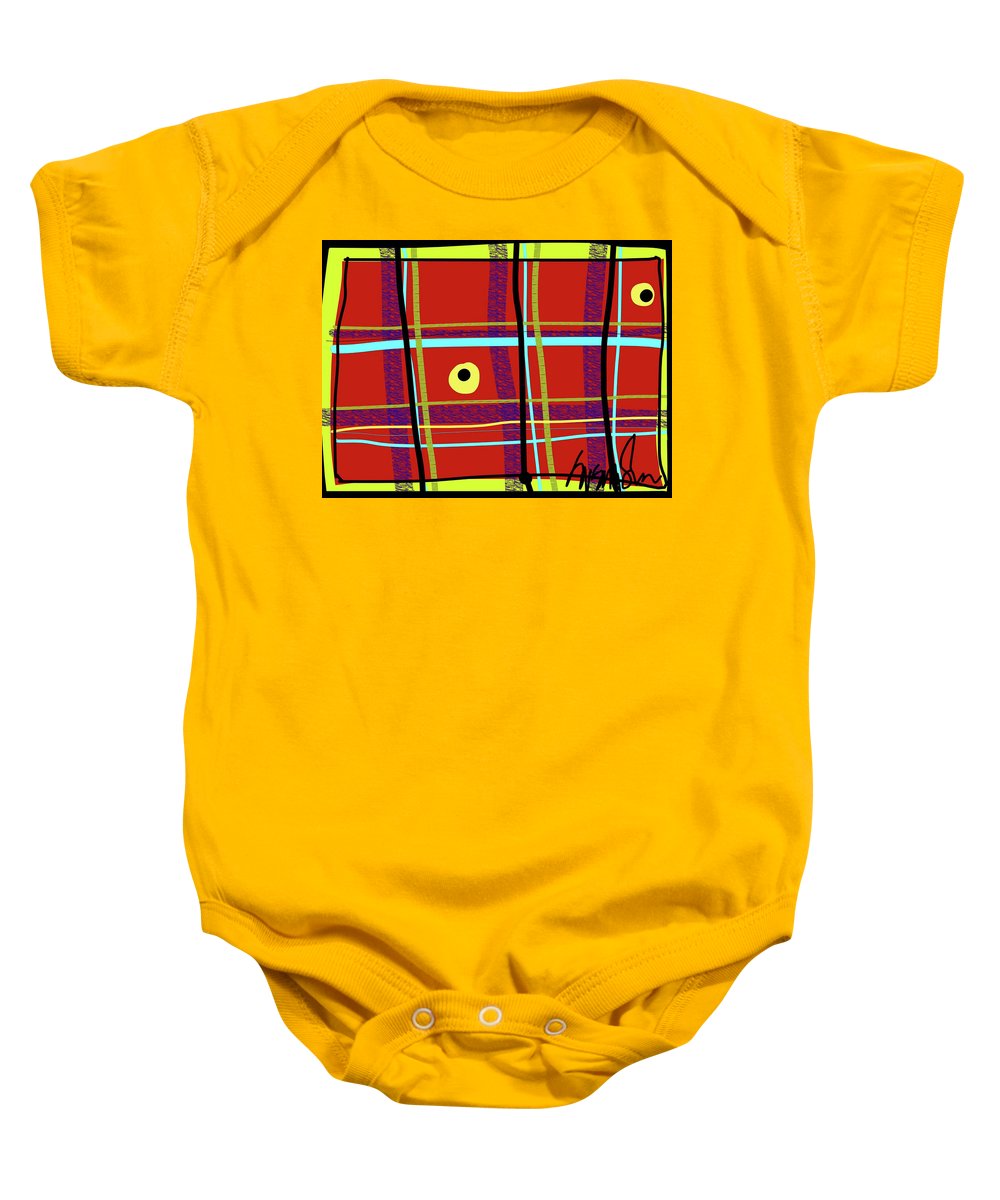 iPlaid in Memoriam of Steve Jobs - Baby Onesie
