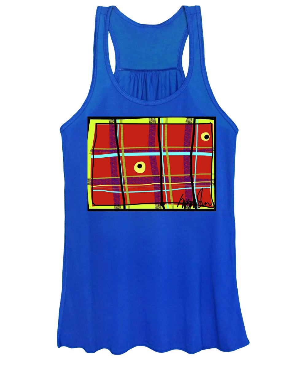 iPlaid in Memoriam of Steve Jobs - Women's Tank Top