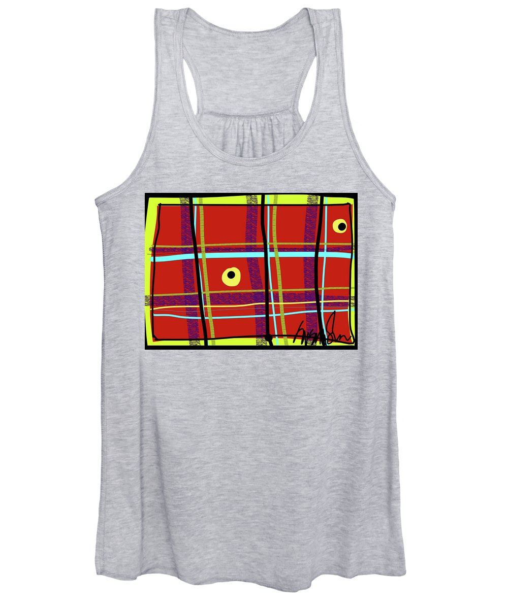 iPlaid in Memoriam of Steve Jobs - Women's Tank Top