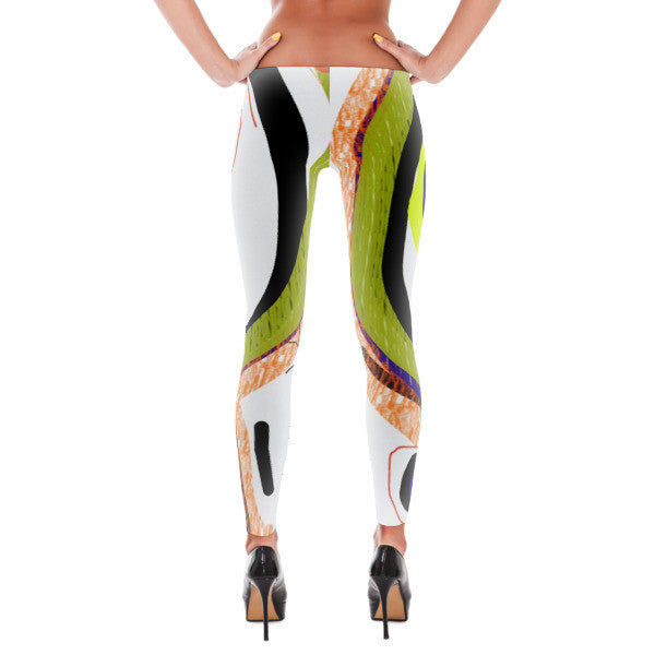 Kranky Pants Leggings by Susan Fielder Art