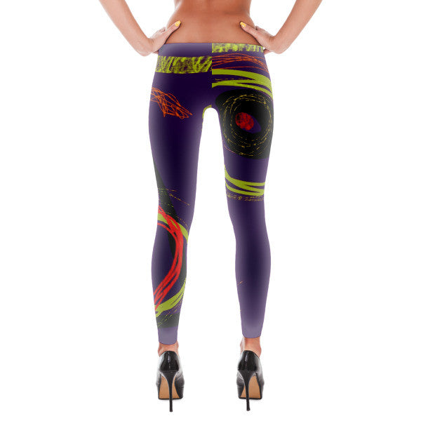 Smiro in memoriam to Ronald Hassanein Leggings by Susan Fielder Art