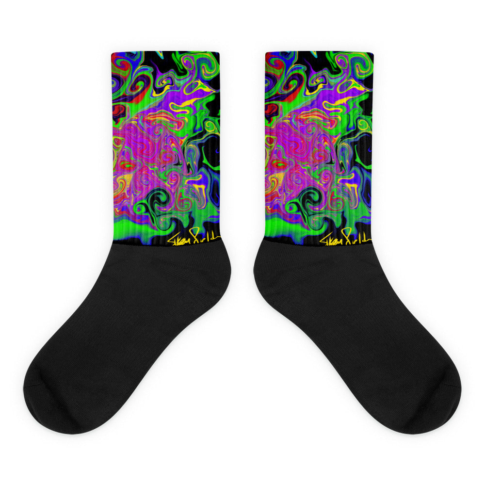 Ink Blob Socks