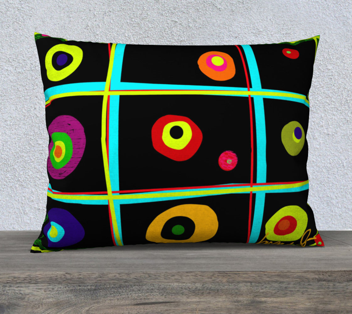 Tic Tac No Pillow Case by Susan Fielder Art