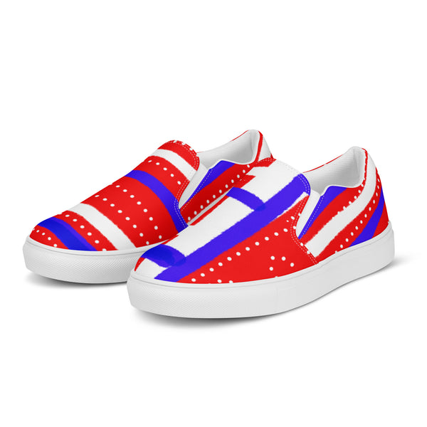 Americana Patriot Women’s slip-on canvas shoes