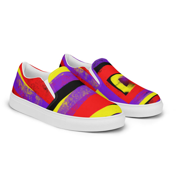 Squared In Women’s slip-on canvas shoes