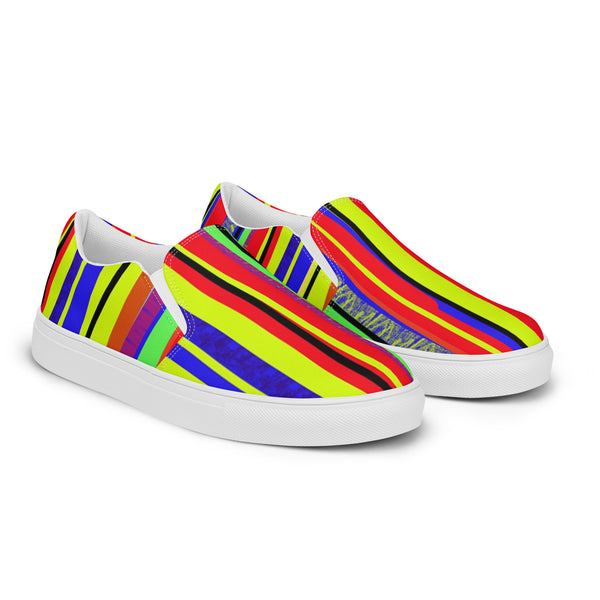 Stripped Out Women’s slip-on canvas shoes