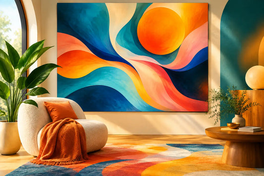 Abstract Art for Healing Spaces at Home