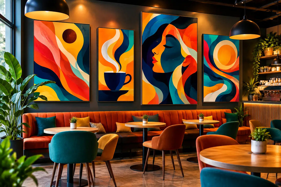 12 Cafe Wall Art Ideas That Make Guests Stay