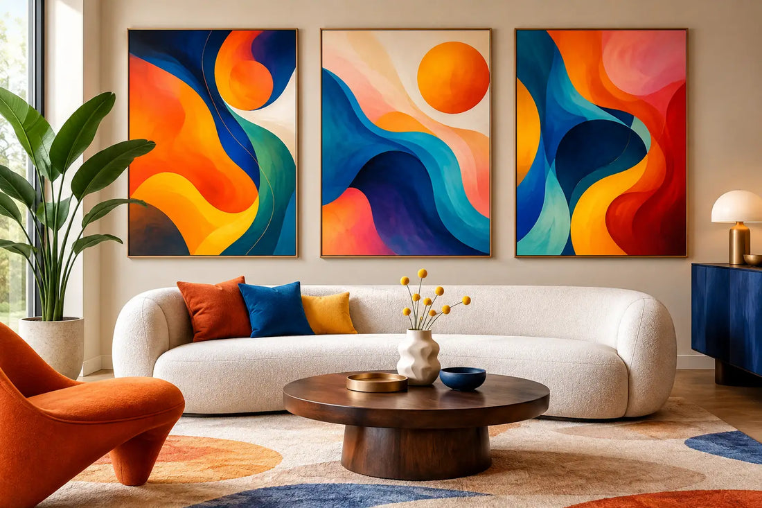 Organic Abstract Art Prints for Expressive Homes
