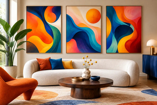Organic Abstract Art Prints for Expressive Homes