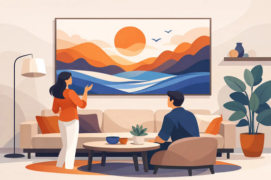 Large Wall Art for Living Room That Feels Alive