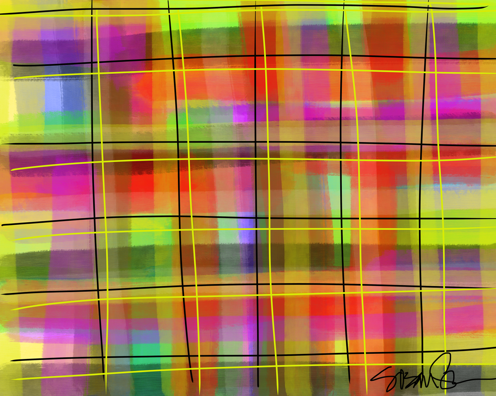 Neon Plaid