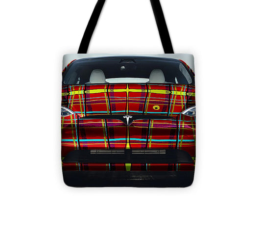 iPlaid Tesla - Tote Bag