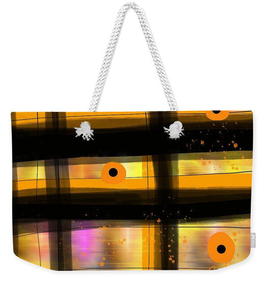 Peek-A-Boo Plaid - Weekender Tote Bag