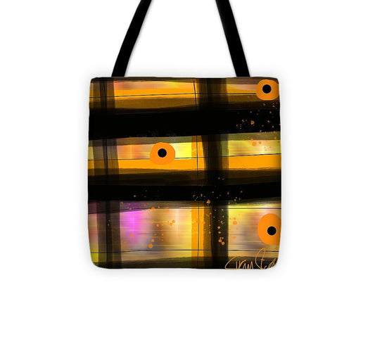 Peek-A-Boo Plaid - Tote Bag