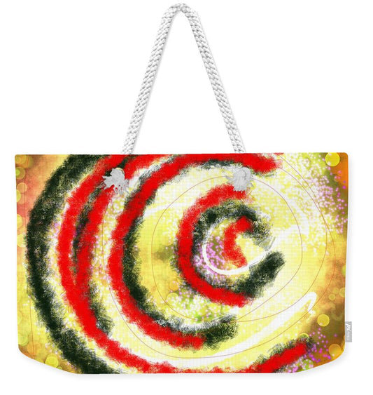 Spinning Out of Control - Weekender Tote Bag