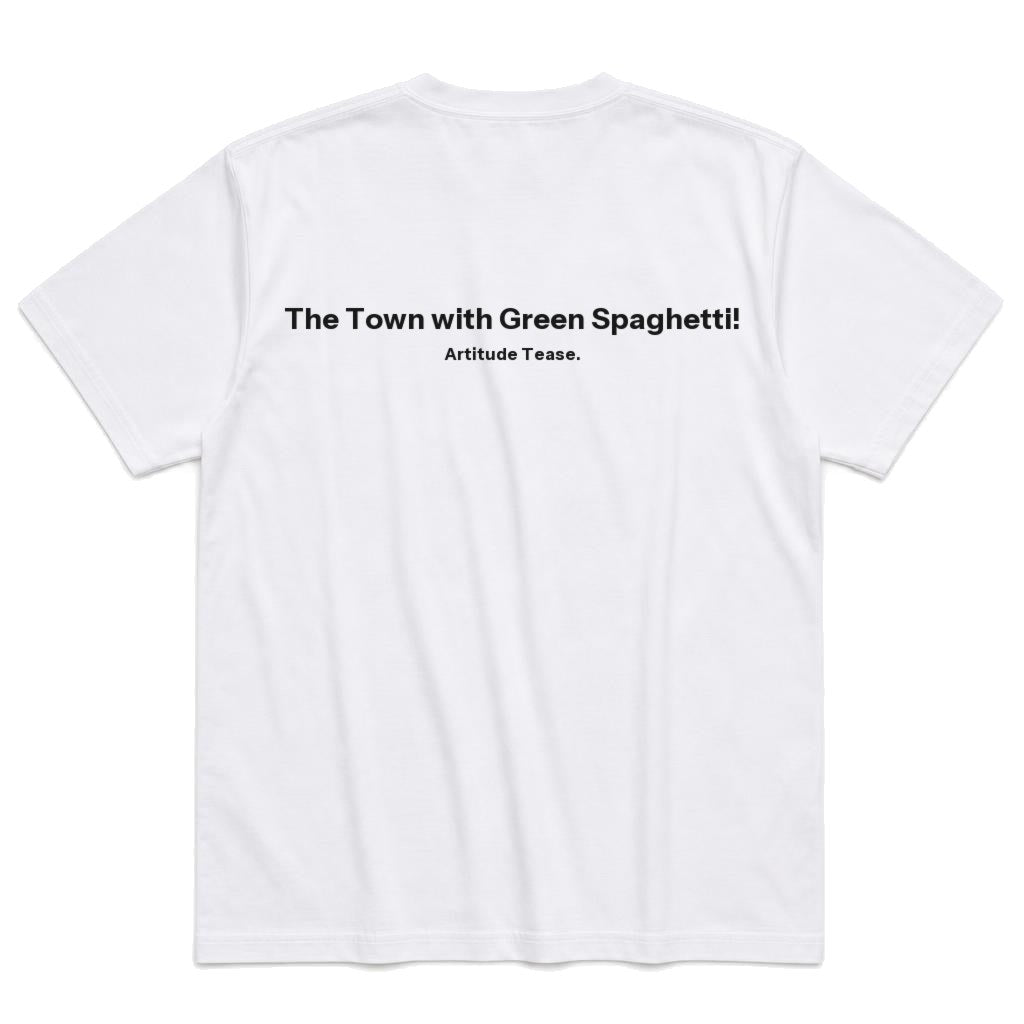 The Town with Green Spaghetti T-Shirt