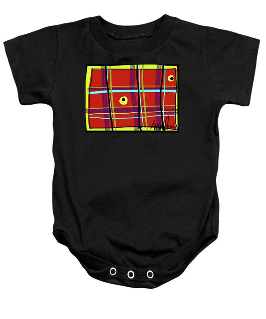 iPlaid in Memoriam of Steve Jobs - Baby Onesie