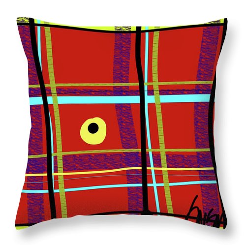 iPlaid in Memoriam of Steve Jobs - Throw Pillow