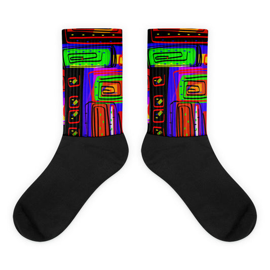 The City Looks Up Socks by Susan Fielder Art