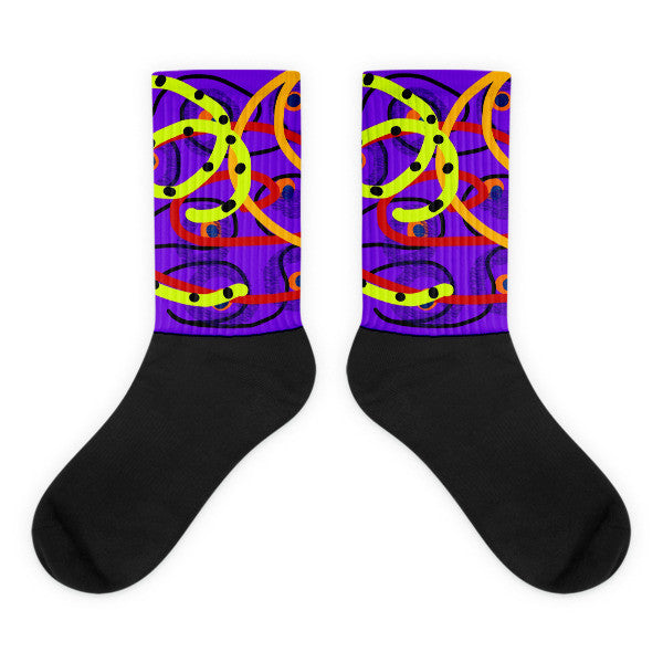 Peaceful Passion Socks by Susan Fielder Art