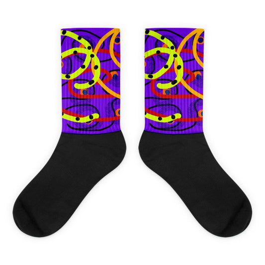 Peaceful Passion Socks by Susan Fielder Art