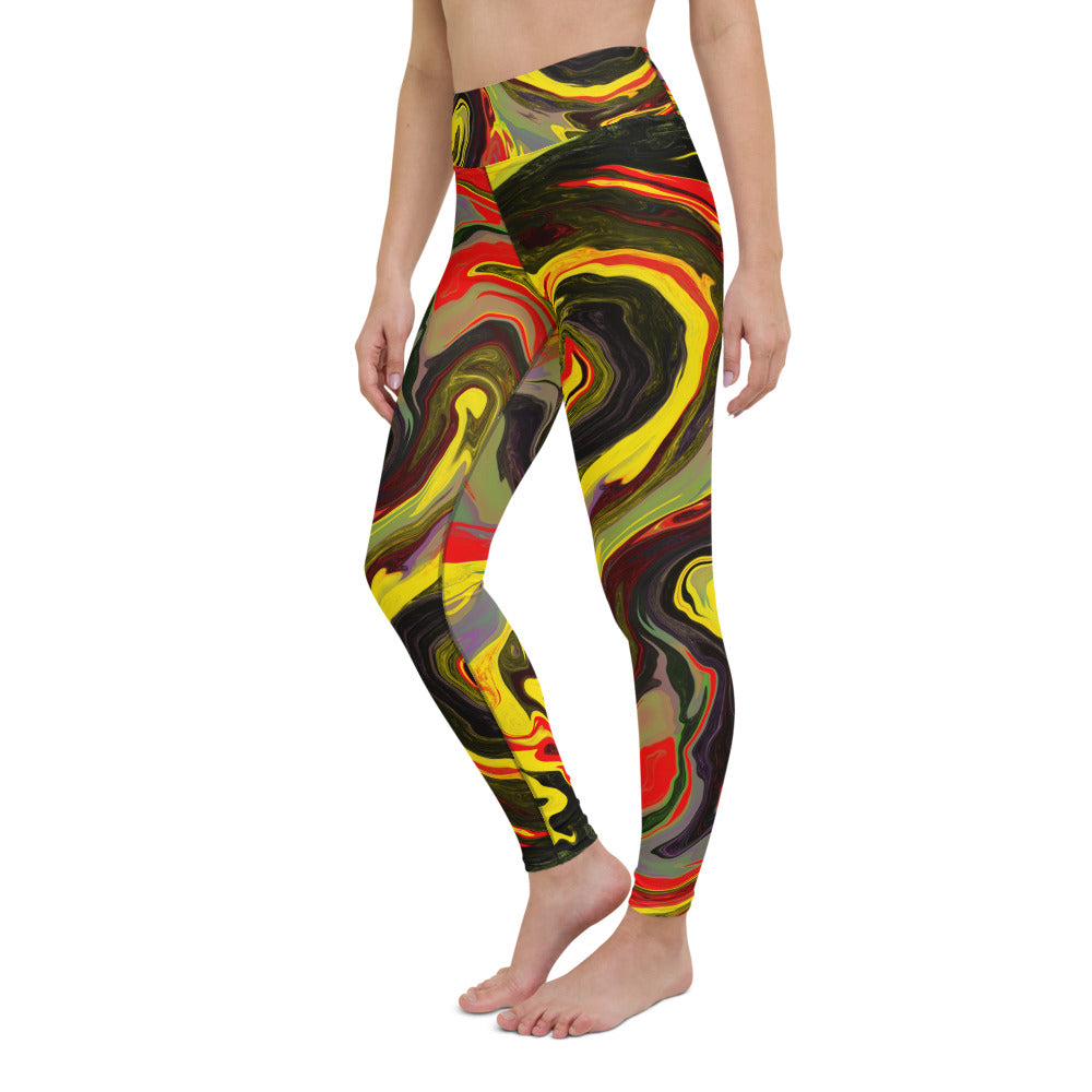 Sporadic Excitement Yoga Leggings