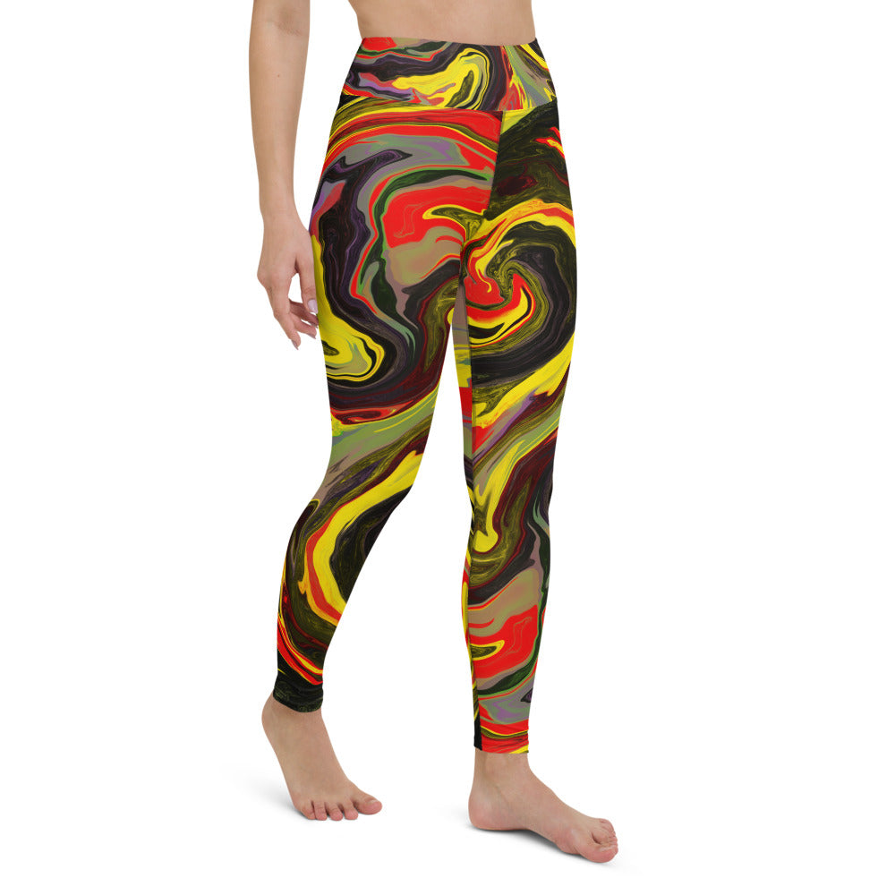 Sporadic Excitement Yoga Leggings