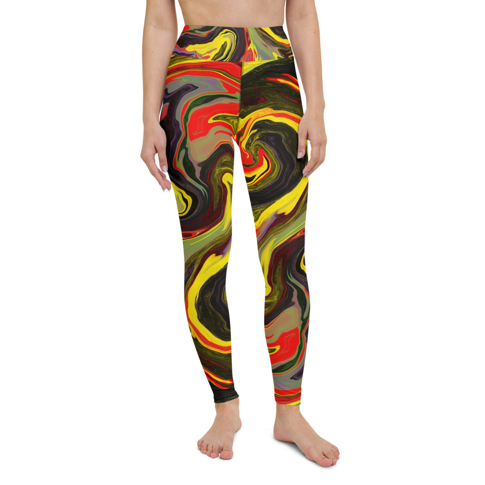 Sporadic Excitement Yoga Leggings