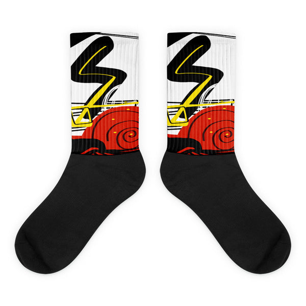 Zappie Dude Socks by Susan Fielder Art