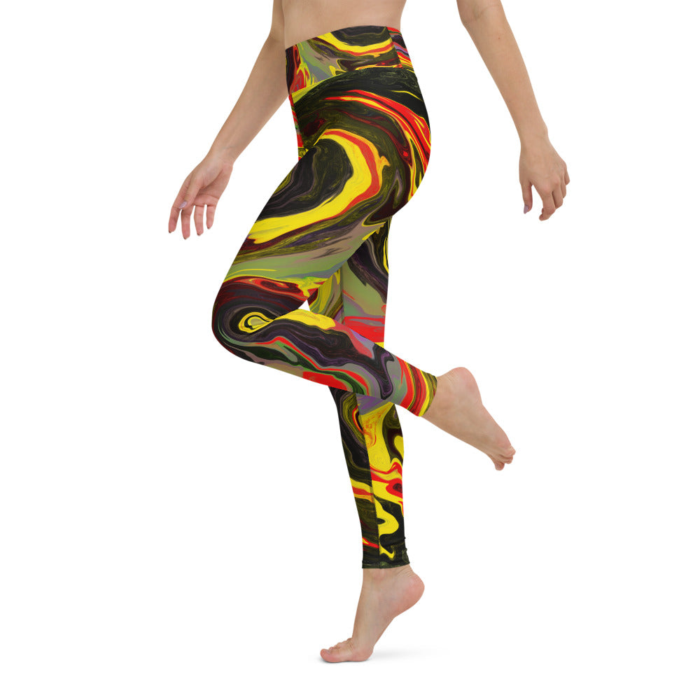 Sporadic Excitement Yoga Leggings