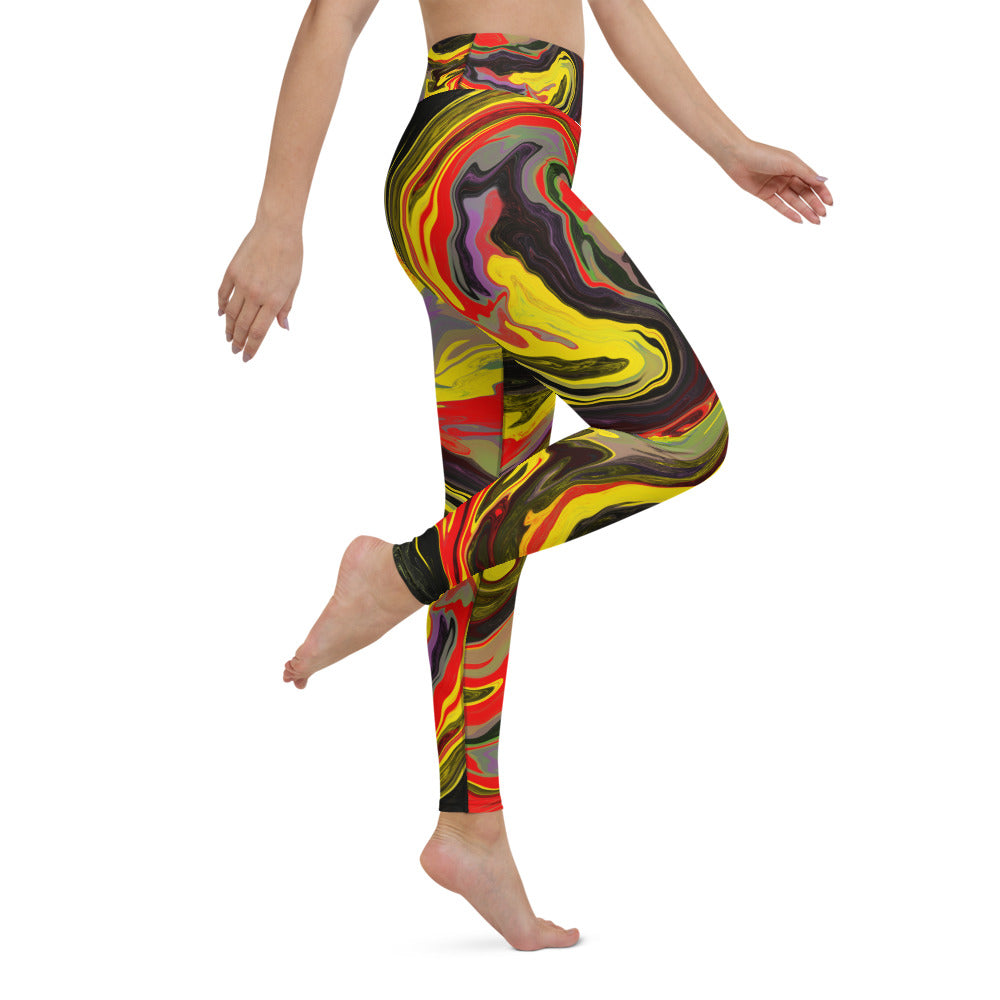 Sporadic Excitement Yoga Leggings