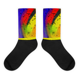 Sprinkle a little Color Socks by Susan Fielder Art