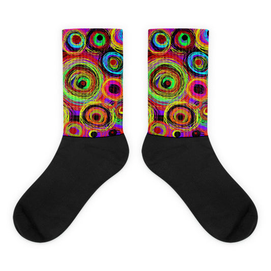 Firecracker Socks by Susan Fielder Art