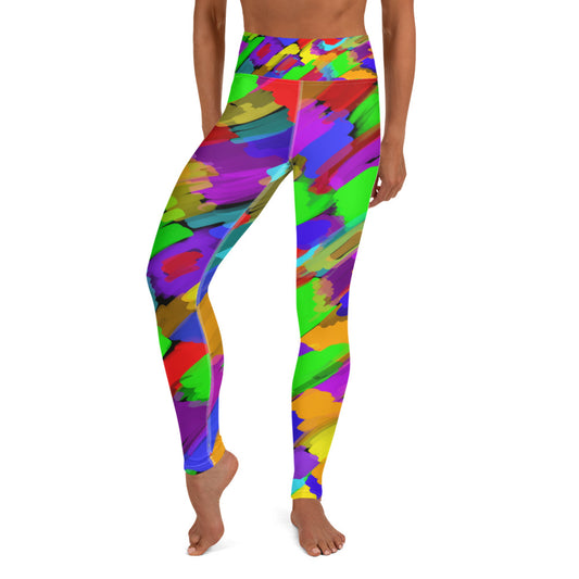 Pouring Rainbows Yoga Leggings