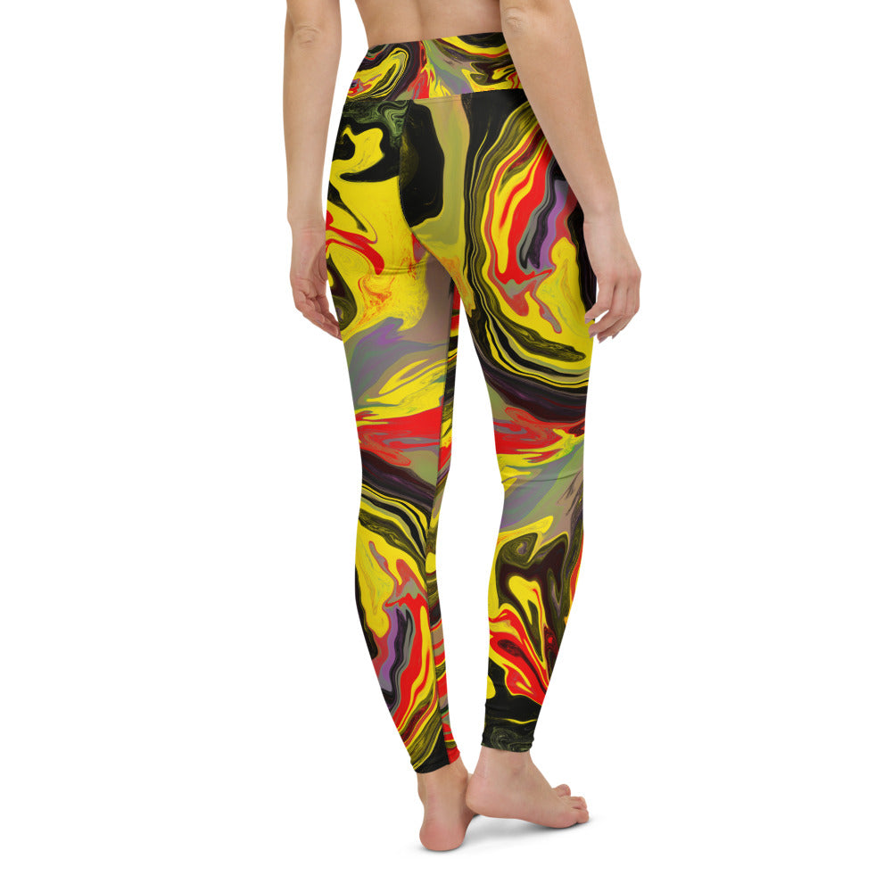 Sporadic Excitement Yoga Leggings