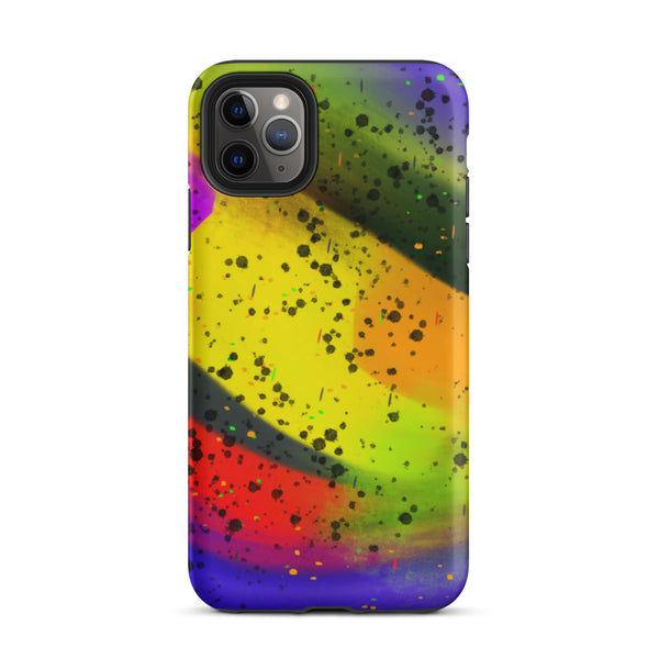 Rainbow Drops Tough iPhone Case