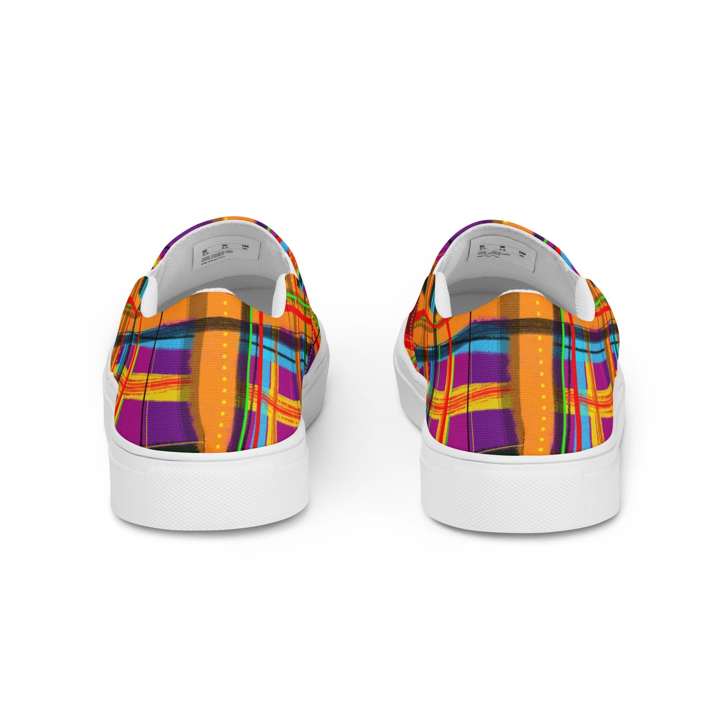 Rad Plaid Women’s slip-on canvas shoes