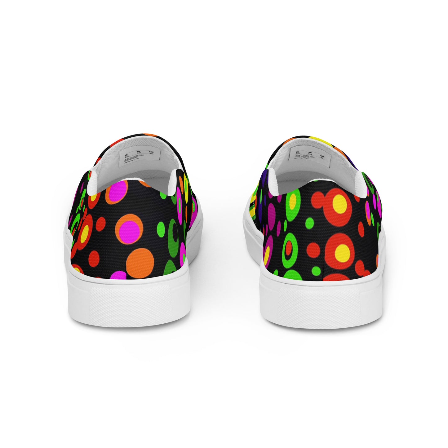 Dots on Dots Women’s slip-on canvas shoes